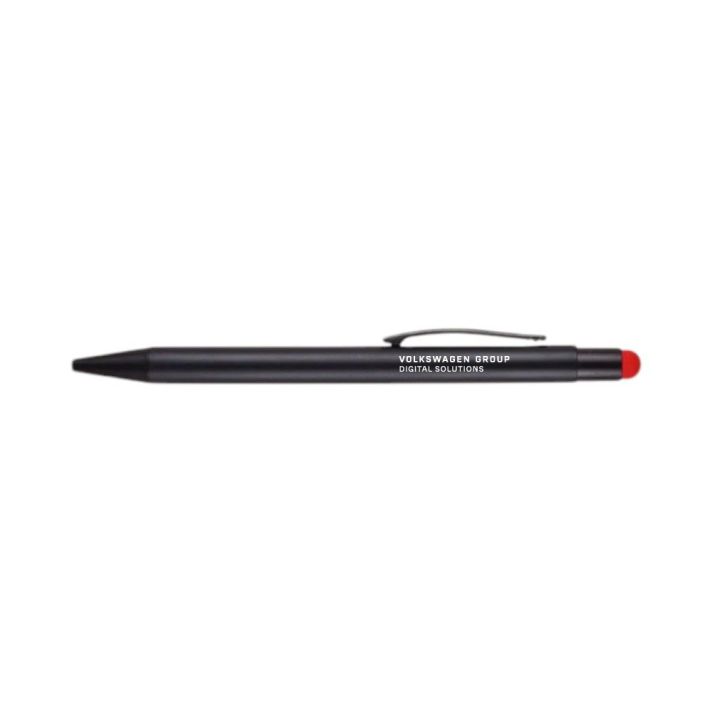 Lumi Metal Pen- Black with Red
