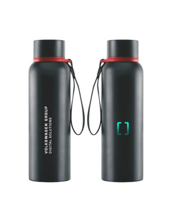 Borosil Hydra Trek Bottle- Black- 700ml