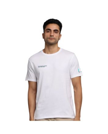 Greys&Blues Pima Round neck T-Shirt-White