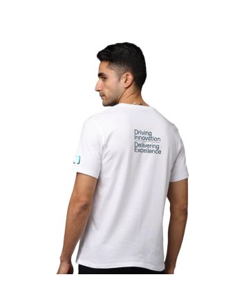 Greys&Blues Pima Round neck T-Shirt-White