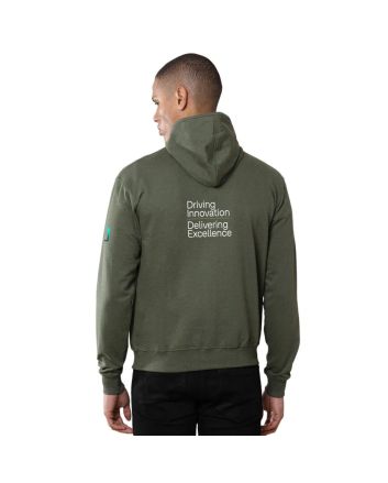 Greys&Blues Rocky Hoodie with Zip- Olive Green